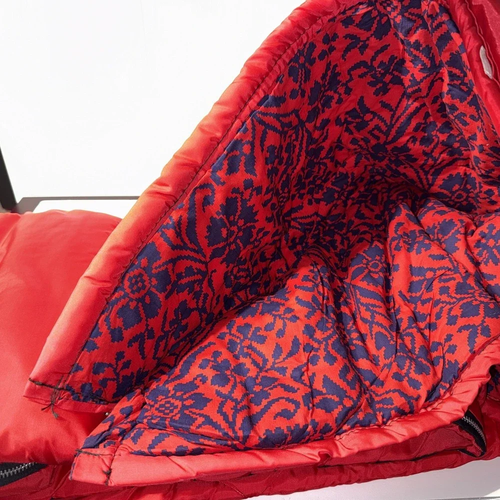 Vintage Coleman Red Sleeping Bag Camping Outdoor Gear USA Made